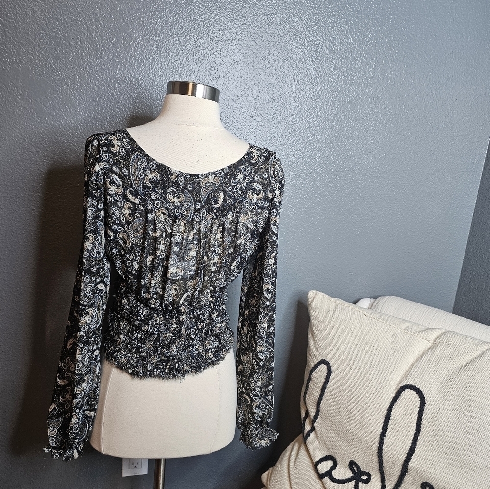 NWT Free People Lolita top peasant blouse size small - Picture 4 of 6
